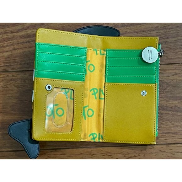 Loungefly x Disney Pluto Cosplay Flap Wallet (Orange/Green, One Size) - Picture 7 of 14